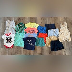 EUC- Baby Boy 6-12M summer lot- Carter’s, Old Navy, H&M, Baby Gap, Polo